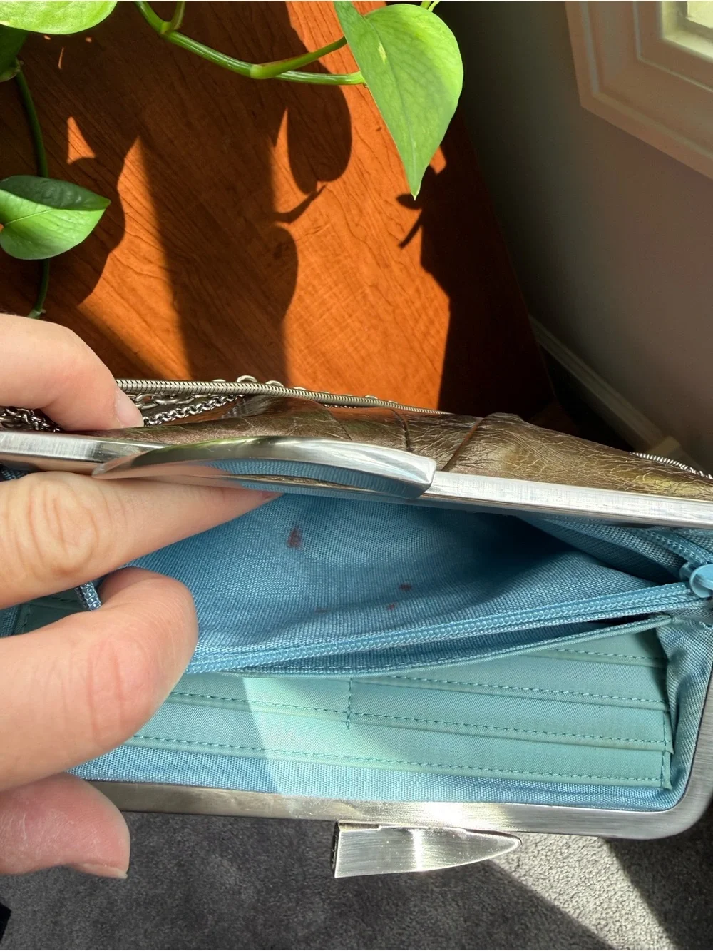 Hobo Bronze Clutch